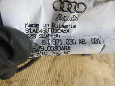 Audi TT Mk2 8J OEM Door Wiring Harness, Right 8J0971030AB 2008 2009 2010 20116